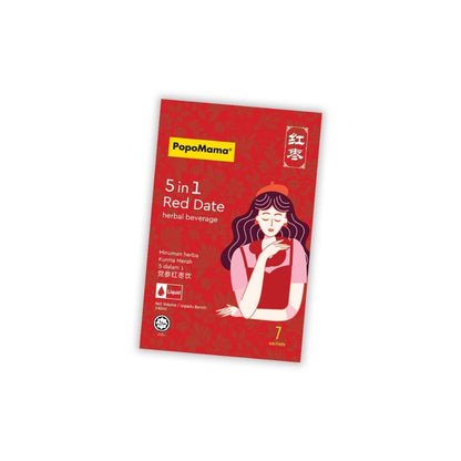 5 in 1 Red Date Herbal Beverage (7 Sachets)