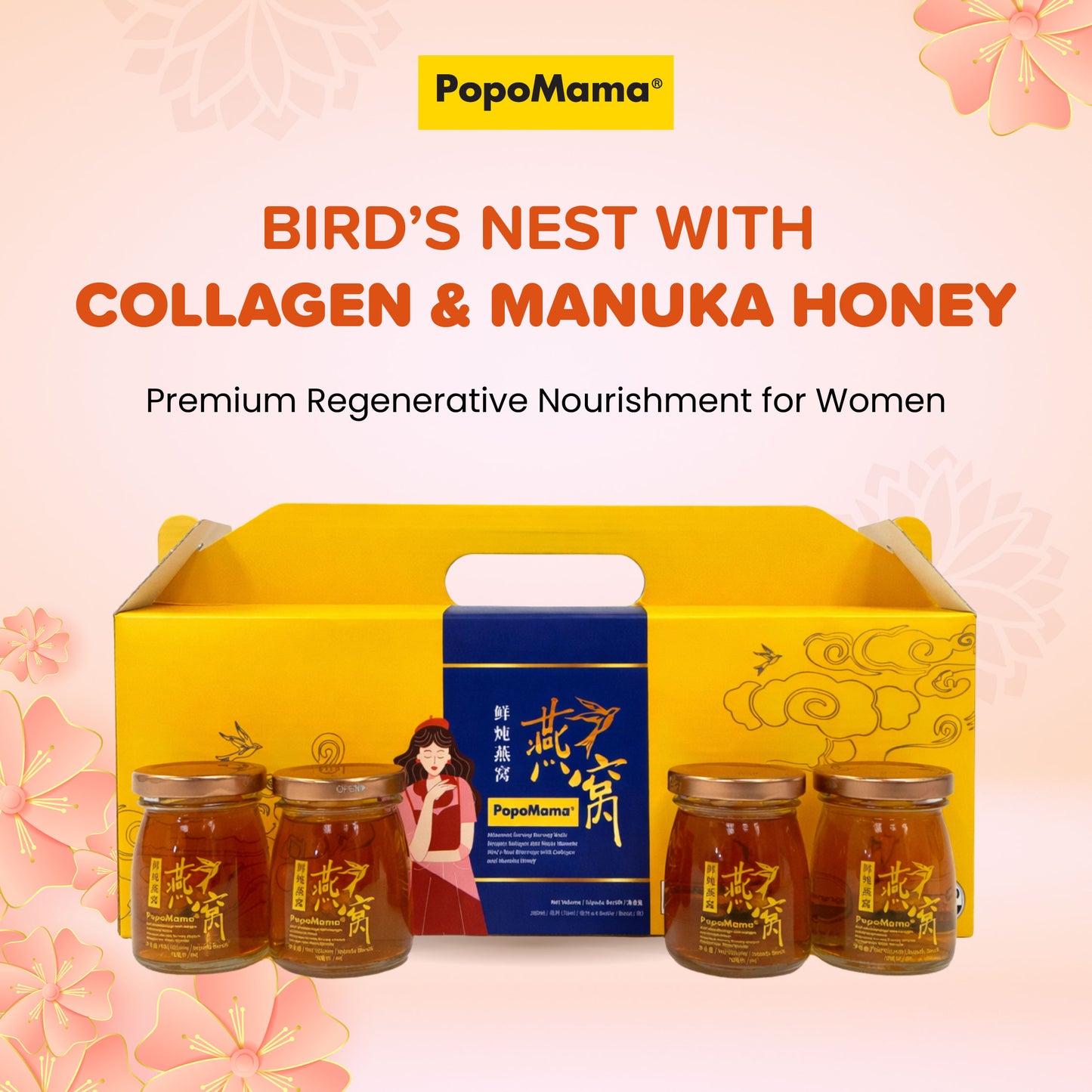 Bird's Nest with Collagen & Manuka Honey